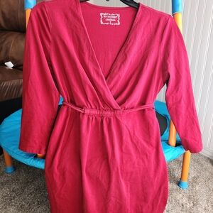 Motherhood Maternity Red Dress